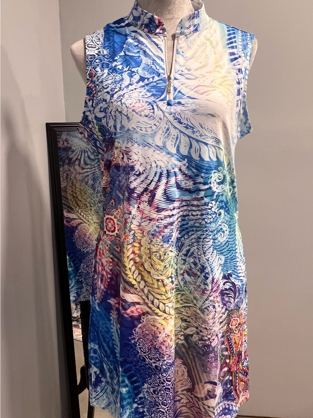 ACEGOLFS Pretty Feminine Sleeveless 36.5 Inch Dress UPF50+
